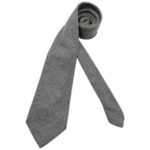 CHURCH’S Solid Gray Cashmere Blend LUXURY Tie ITALY